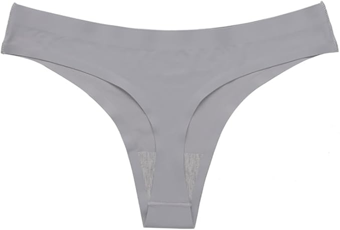 5 Pack Seamless Thongs Underwear Ice Silk Comfy G-string Panties Lingerie Women’s panties