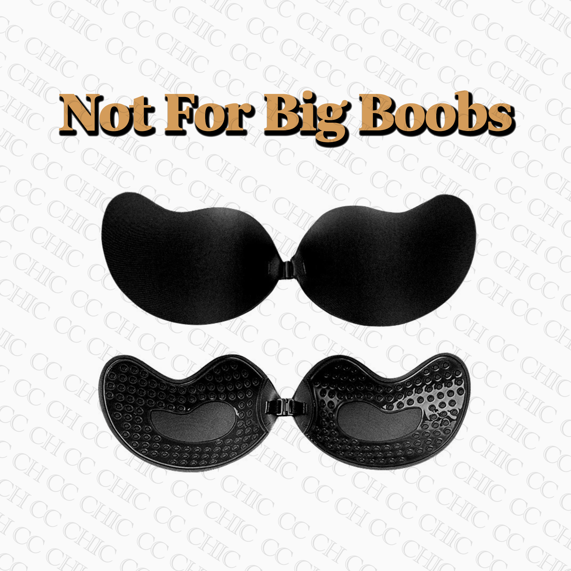 Invisible Stick-On Lift Bra, Strapless & Seamless Front Buckle Push Up Bra, Women's Lingerie & Underwear Accessories(Not for big boobs)