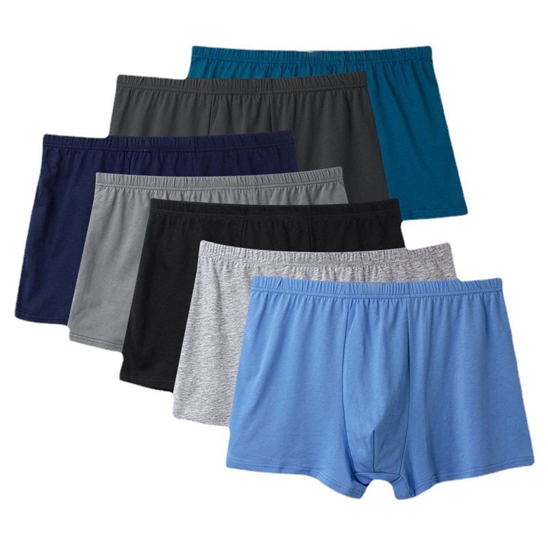 Fashion 4Pc Pure Cotton Brief Boxers Men's Underwear Men Underwear Boxer Pants Fashion Man Flat Underwear men ture cotton boxers Male Undergarments Male Premium Soft comfortable Panties