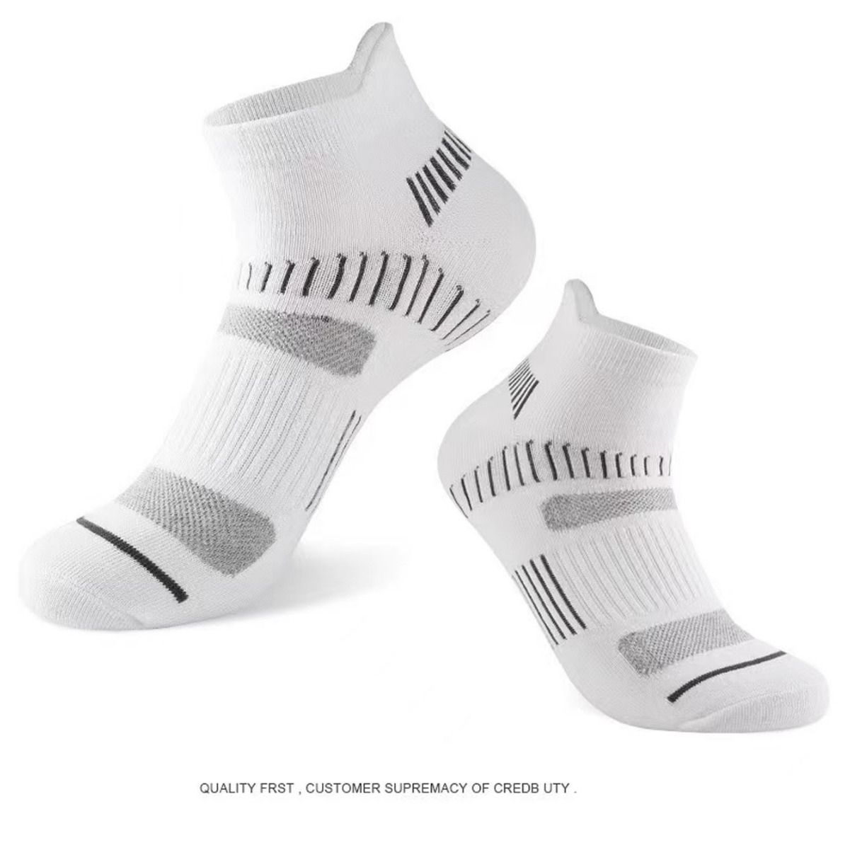 5 Pairs Of Men's Low Cut Ankle Socks, Anti Odor & Sweat Absorption Breathable Soft Sport Socks, For All Seasons Outdoor Wearing