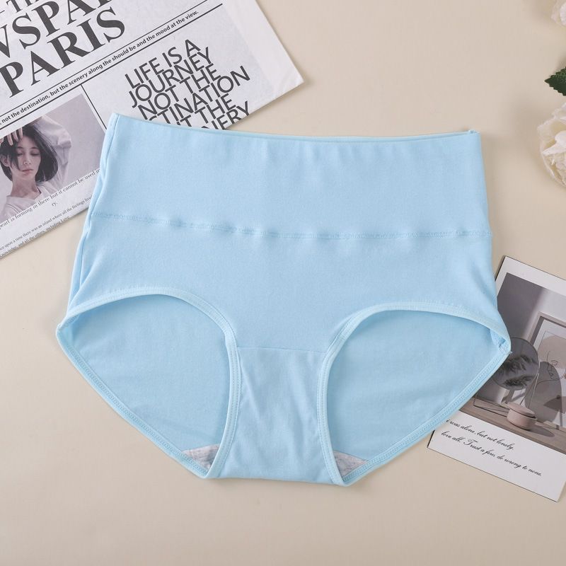 5-Pack Women's High-Waist Cotton Panties lingerie– Breathable, Soft, Stretchy & Fade-Resistant