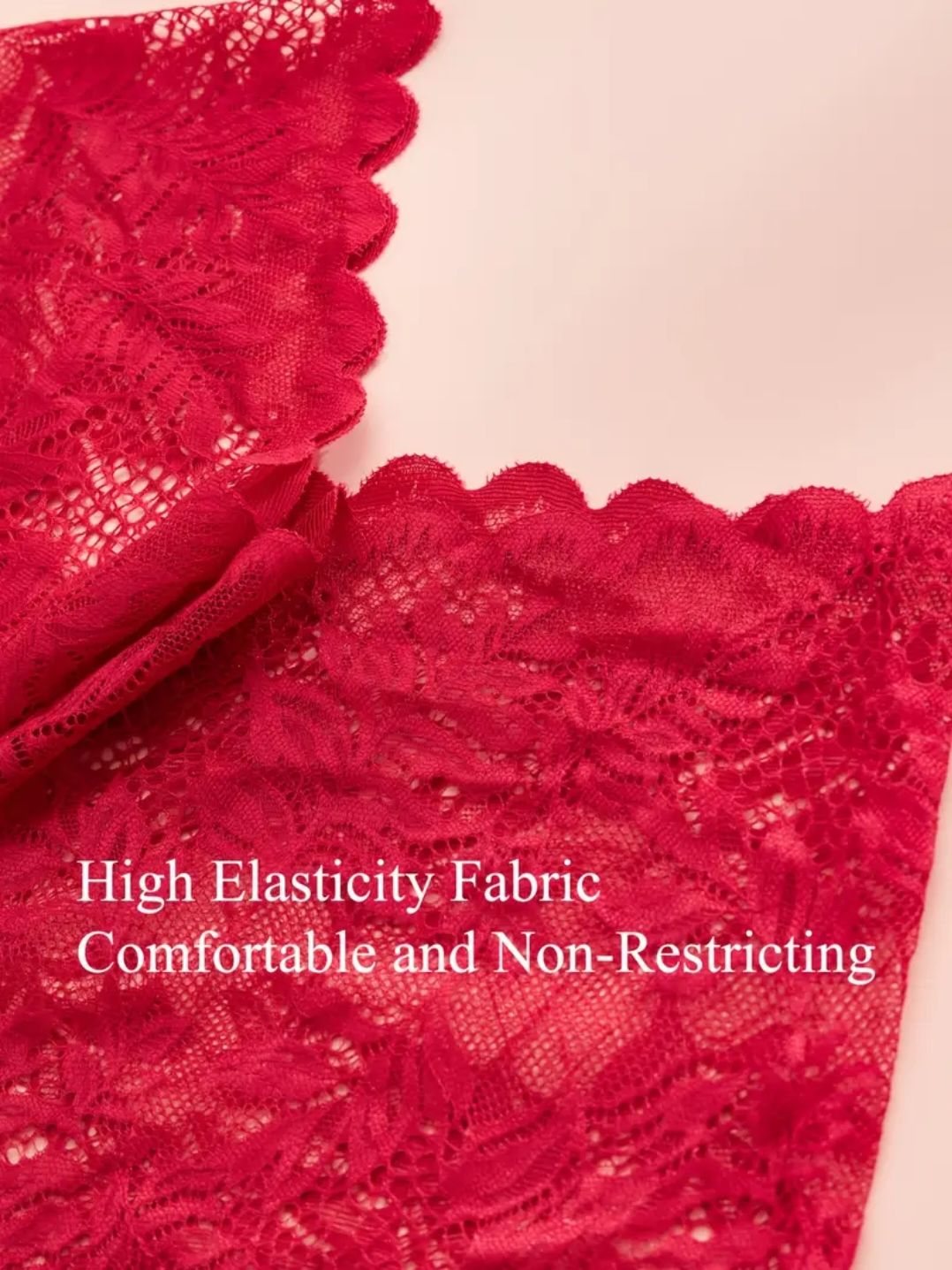 4 pack Seductive Lace Boyshorts Panties - Low Waist Comfortable Underwear for Women