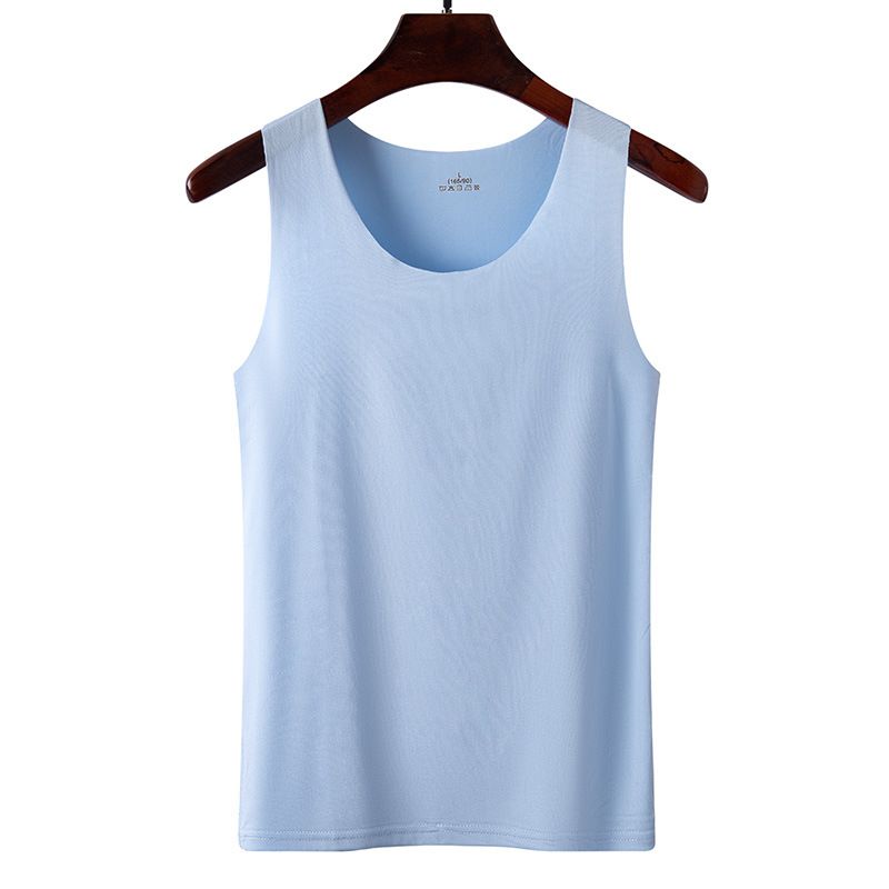 Women's Sleeveless Strappy Tank Round Neck Ice Silk Workout Fitness Casual Basic Crop Tops
