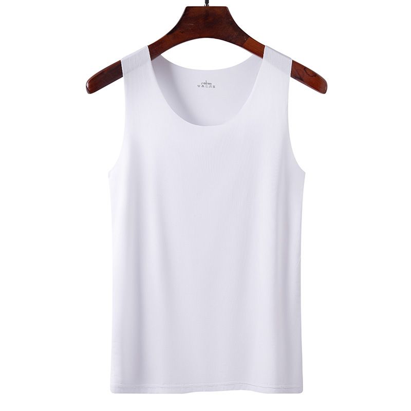 Women's Sleeveless Strappy Tank Round Neck Ice Silk Workout Fitness Casual Basic Crop Tops