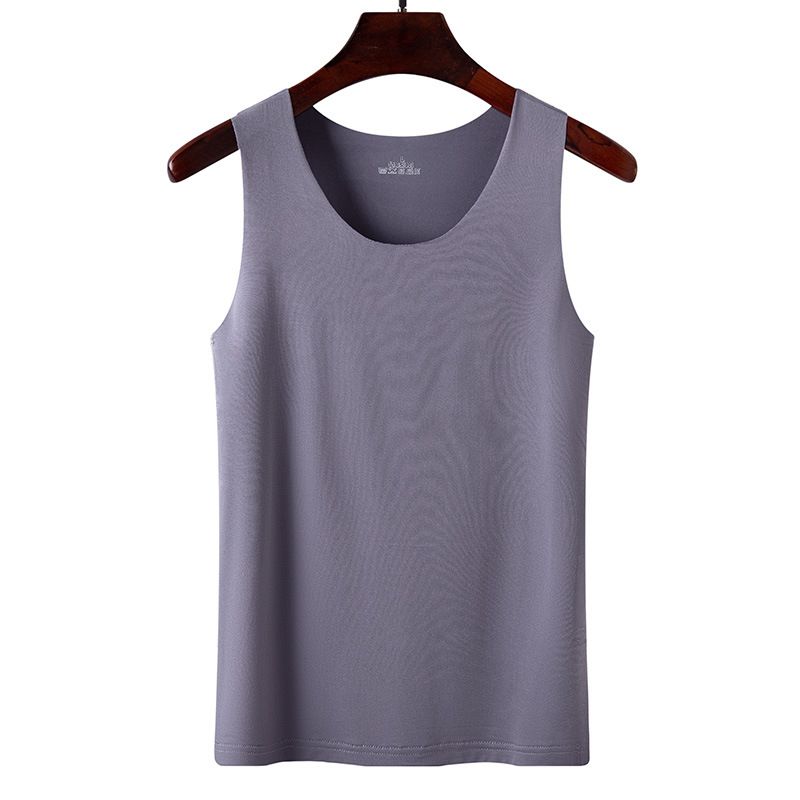 Women's Sleeveless Strappy Tank Round Neck Ice Silk Workout Fitness Casual Basic Crop Tops