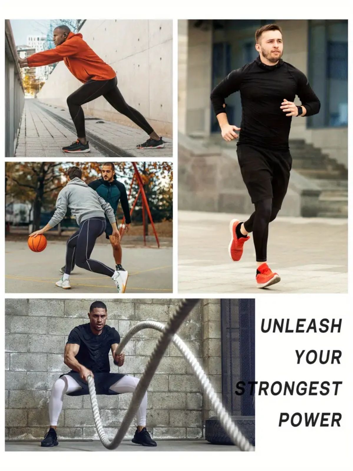1Pc Men's Quick-Dry Breathable High-Elastic Compression Long Pants for Running, Yoga, Volleyball, and Sports Trouser Man For Father's Day Gift