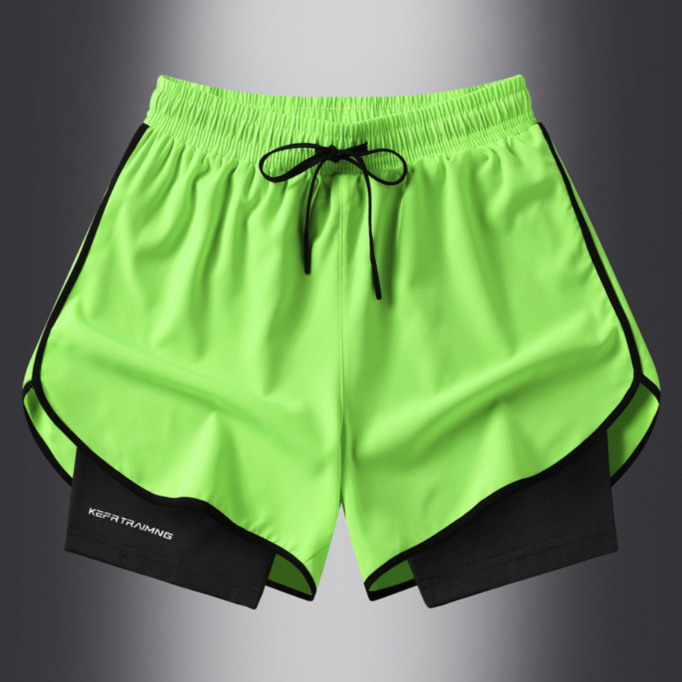 Men's summer sports shorts quick drying running training fitness lining  shorts Marathon track loose men’s sports shorts trouser