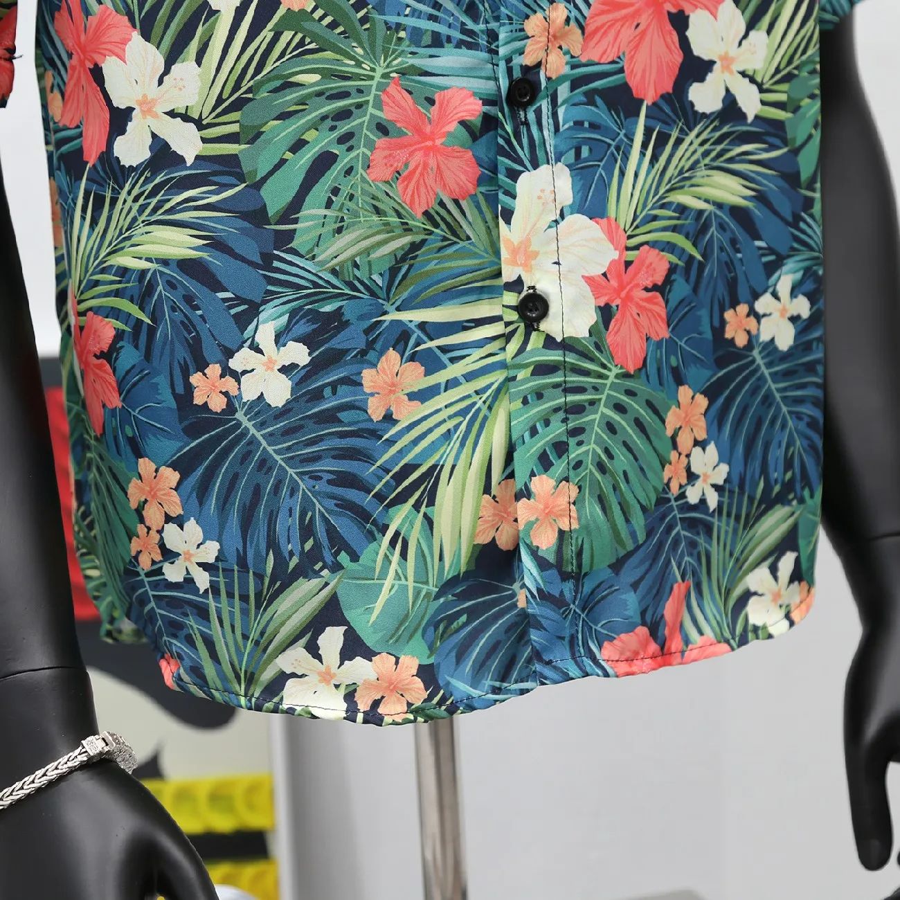 Men's Short Sleeve Coconut Tree Flowers Shirts Casual Vintage Newspaper Print Vacation Hawaiian Shirts