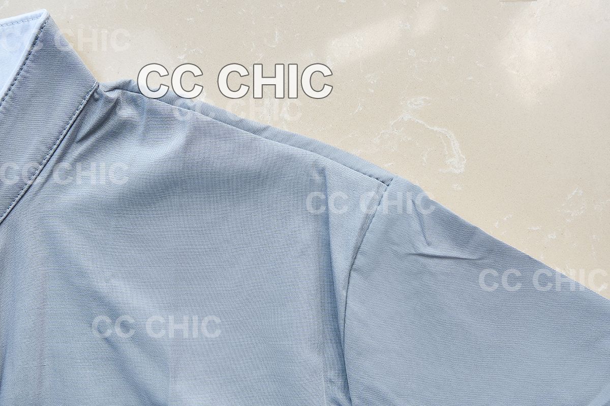 Trendy Men's Shirt Top Band Collar Short Sleeves Closure Button Up Regular Fit Solid Male Casual Shirt For Daily Summer, Men's Clothing