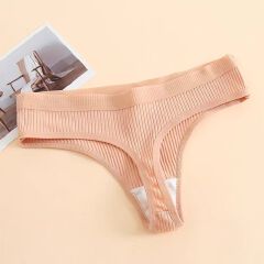 6-Pack Women's Seamless Ribbed Sports Panties, Breathable & Comfortable, Premium Cotton Blend Underwear for Daily Wear and Sports women clothes