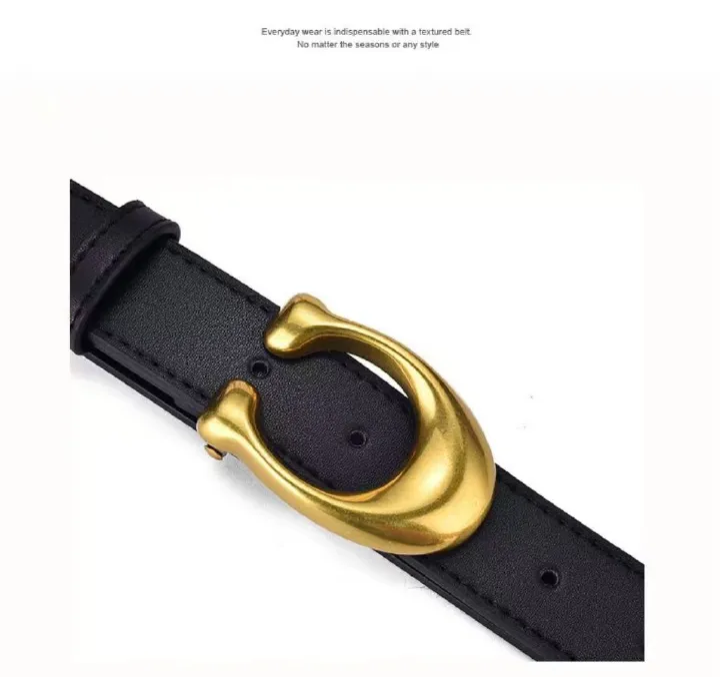 Women's double C and double G belts are simple and women's decoration is luxurious, with skirts, casual jeans, men's pu imitation leather belts