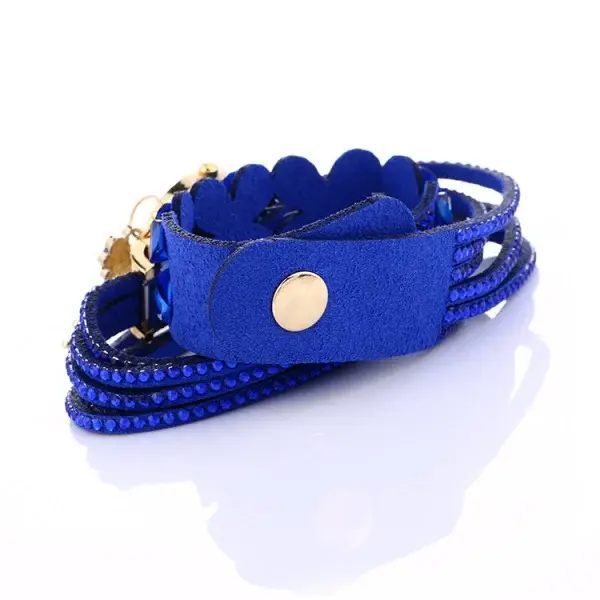 Luxury Women Bracelet Watch Lady Four Leaf Clover Jewelry Wrist Watches Rhinestone Clock Quartz Accessories Watches