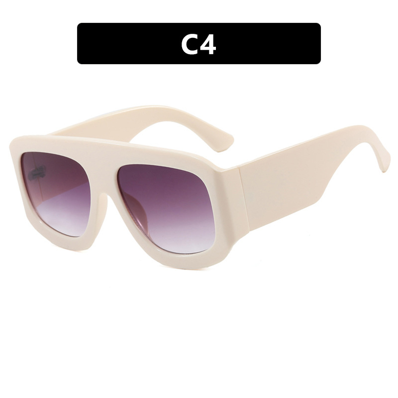 Large Frame Square Sunglasses European And American Sunglasses Fashion Trend Sunscreen Sunglasses Advanced Sense Catwalk