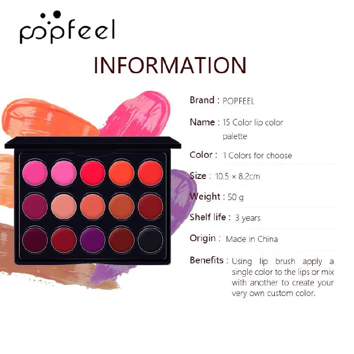 Matte Lipstick Palette Matt Pallete Waterproof Moisturizer Lip Cream Smooth Makeup Lasting Lip Stick Set Batom Maquiagem