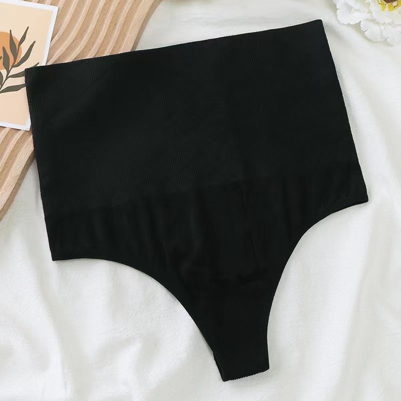 2pcSeamless sexy high-waisted thong plus fishbone body shaping girdle waist ladies panties hip lift abdomen Briefs High Waist Tummy Tuck hip lift Girdle Tights Body Shaping Pants Waist Trainer Panties