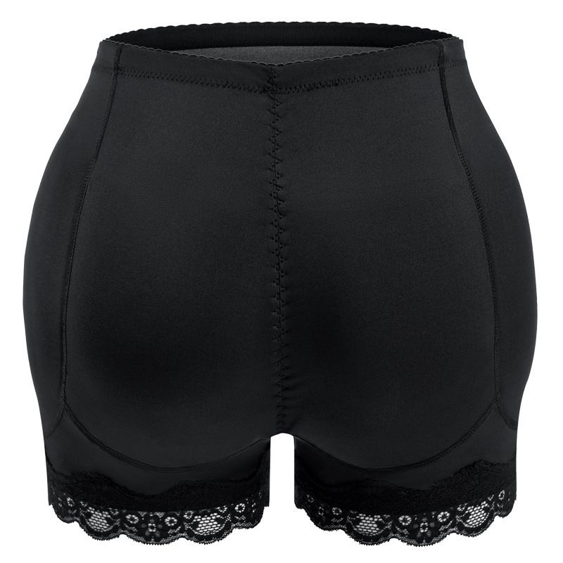 Women's Hip Lift Pants Hip Enhancer Fake Ass Hip Butt Lifter Shapers Panties Plus Size Underwear Enhancer PantiesLace Trimmed Panties with Hip PadsLace edge with buttock pads flat angle body Shapers