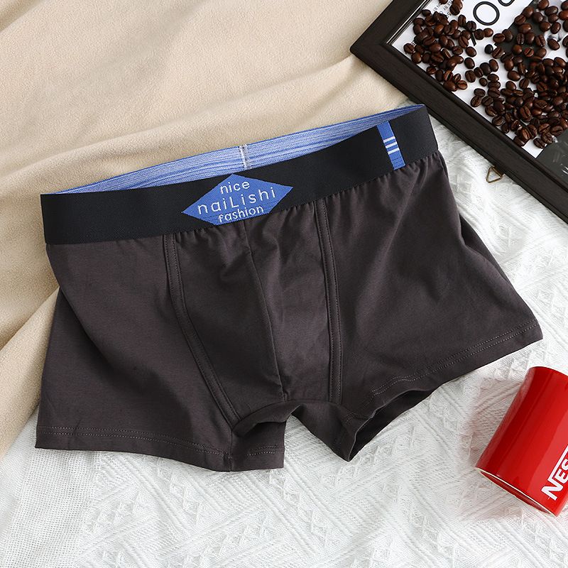 3PC New Arrival High Quality Men's Underwear 5A Antibacterial Men's Underwear Cotton Trendy Boxer Briefs Breathable Soft Large Size Men's Boxer Underwear Comfortable Men Boxer Panties