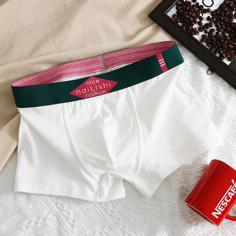 3PC New Arrival High Quality Men's Underwear 5A Antibacterial Men's Underwear Cotton Trendy Boxer Briefs Breathable Soft Large Size Men's Boxer Underwear Comfortable Men Boxer Panties