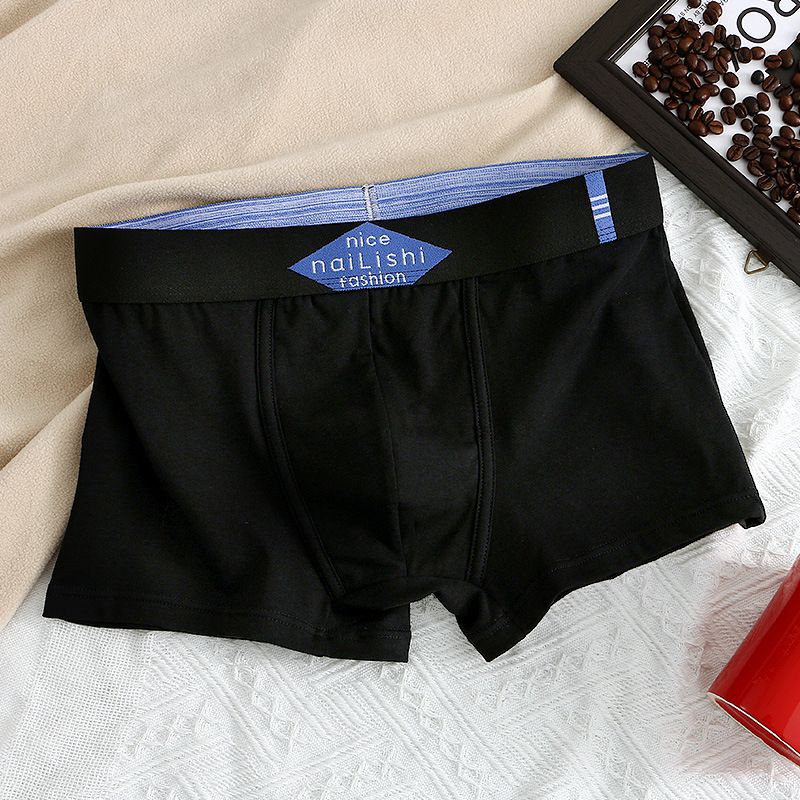 3PC New Arrival High Quality Men's Underwear 5A Antibacterial Men's Underwear Cotton Trendy Boxer Briefs Breathable Soft Large Size Men's Boxer Underwear Comfortable Men Boxer Panties