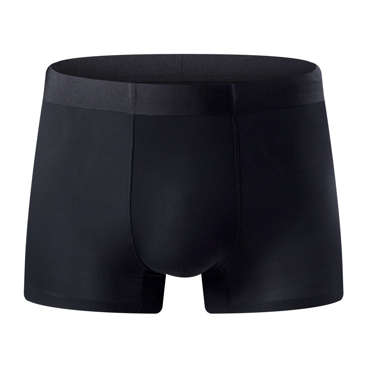 3PC 120S Super Fine Ice Silk Antibacterial Men's Underwear Ice Silk Seamless Waist Boxer Briefs 5A Antibacterial Underpants Soft Elastic Male Panties Plus Size Breathable and Quick-drying Thin Style