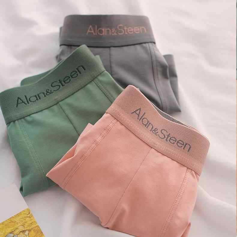 3PC( Size L-6XL) Men cotton Underwear Men’s Breathable Underwear Fashion Underwear Boxer Briefs boy short s men clothes Boxer Briefs Men Underpant Man Underwear Plus Size ﻿