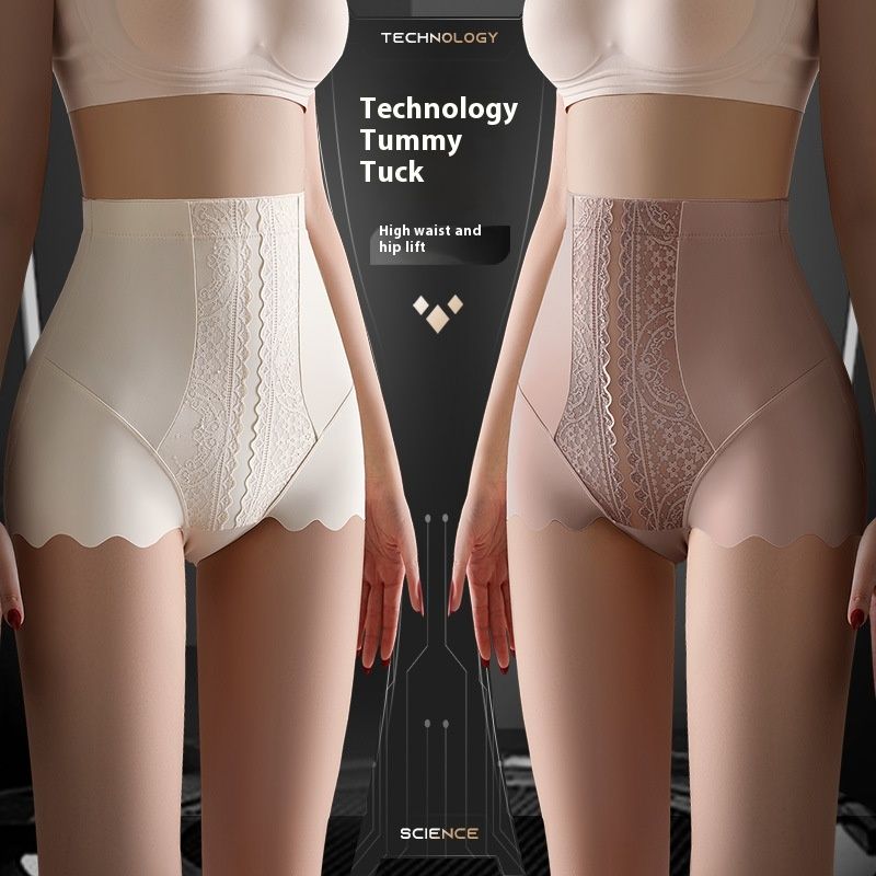 2PC New Arrival sale Women High Waist Trainer Body Shaper Panties Tummy Belly Control Body Slimming Control Shapewear Lingerie Ladies Elegant Premium Comfortable Premium women's postpartum shaping
