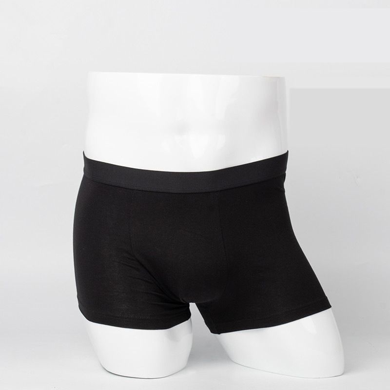 4PC Men's Cotton Underwear Cotton Solid Color Boxer Briefs Comfortable Men Boxer Panties  Men's Breathable Underwear Fashion Underwear Boxer Briefs Breathable Soft Buy a larger size than usual