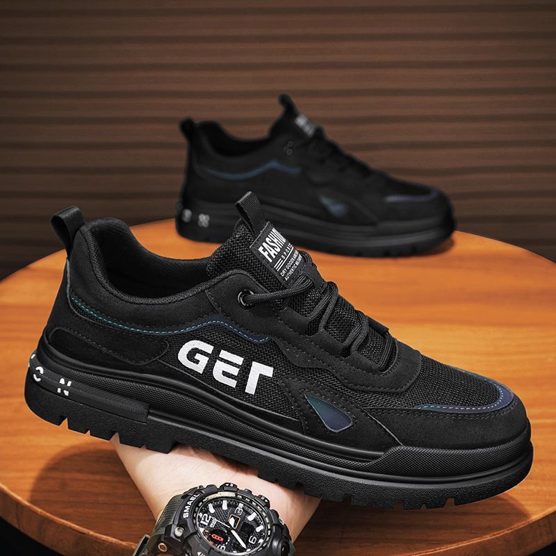 Summer Mesh Breathable Men's Non-slip Work Shoes Outdoor Hiking Shoes Casual Shoes Hiking & Trekking Running shoes sneakers Men's Work Safety Wear Breathable Sports Shoes Men's MeshLow Top Martin Boot