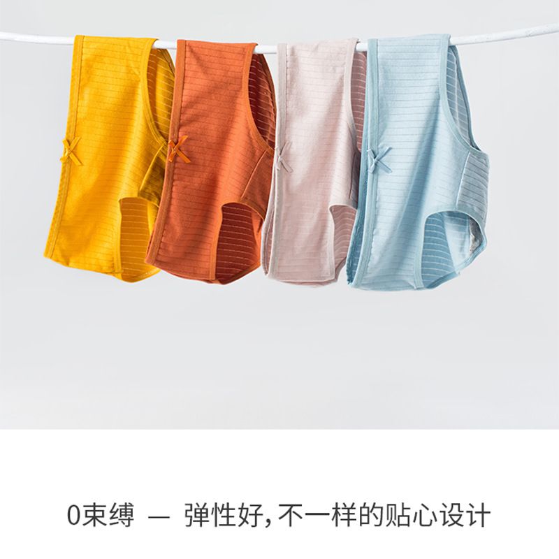 4PC Women's panties summer thin panties cotton antibacterial crotch medium-low waist breathable large size panties women's cotton panties plain wrapped buttock panties