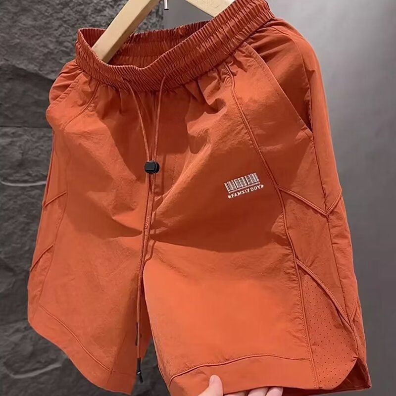 New Men's Shorts Casual Sports Five-point Pants Summer casual shorts men's loose casual outside shorts trend versatile Korean five-minute pants Loose Breathable Man Quick-drying Large Pants Beach Pant