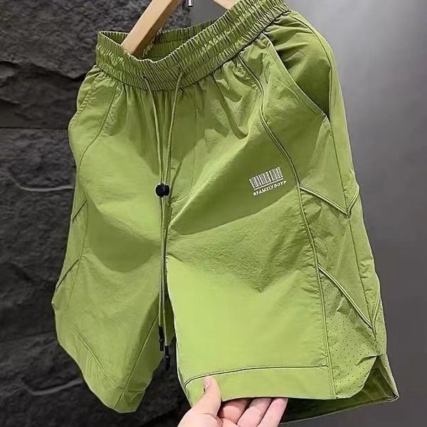 New Men's Shorts Casual Sports Five-point Pants Summer casual shorts men's loose casual outside shorts trend versatile Korean five-minute pants Loose Breathable Man Quick-drying Large Pants Beach Pant