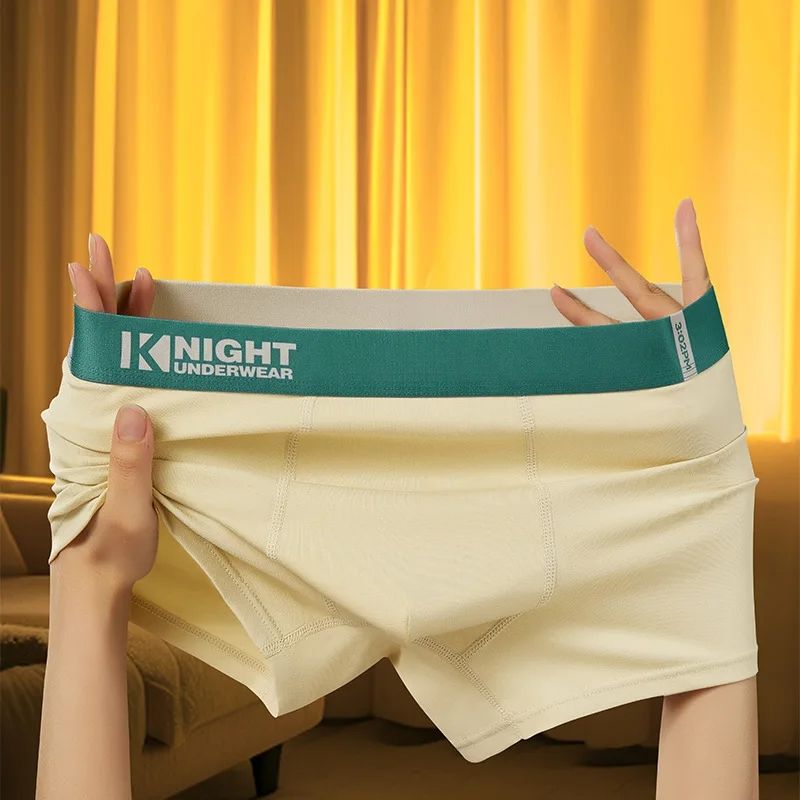 3PC Men Underwear Pure Cotton Panties Men Boxer Cotton Man Breathable Underpants Sports Comfort Fashion Solid Cotton Comfortable Breathable Boxers Men's Underpants Male Letter Printed Panties short