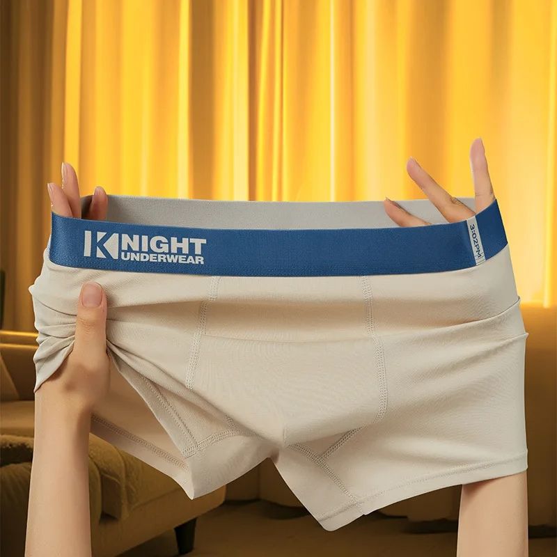 3PC Men Underwear Pure Cotton Panties Men Boxer Cotton Man Breathable Underpants Sports Comfort Fashion Solid Cotton Comfortable Breathable Boxers Men's Underpants Male Letter Printed Panties short