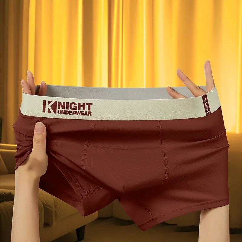 3PC Men Underwear Pure Cotton Panties Men Boxer Cotton Man Breathable Underpants Sports Comfort Fashion Solid Cotton Comfortable Breathable Boxers Men's Underpants Male Letter Printed Panties short