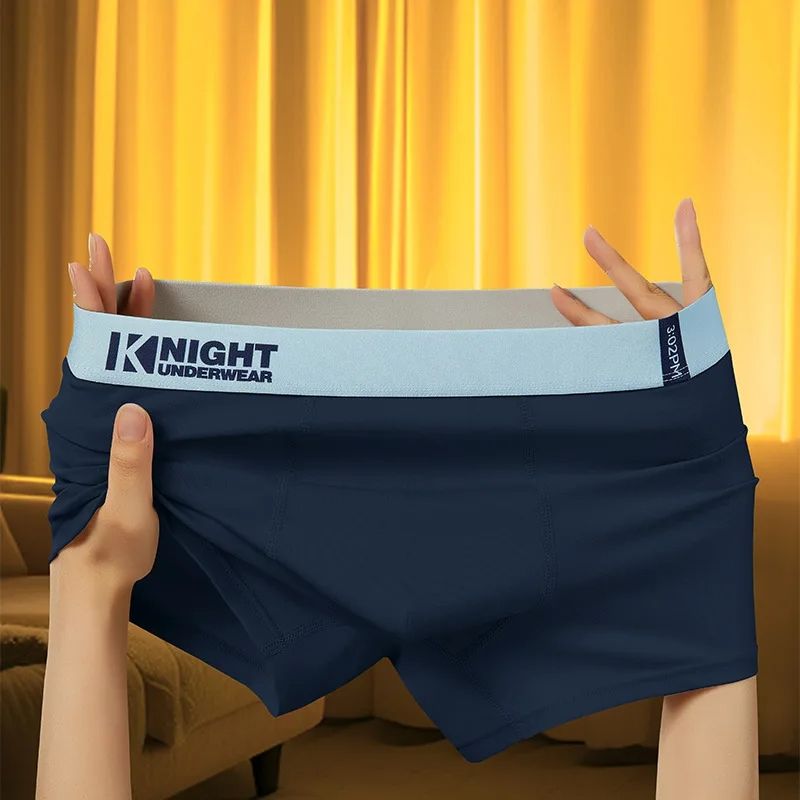 3PC Men Underwear Pure Cotton Panties Men Boxer Cotton Man Breathable Underpants Sports Comfort Fashion Solid Cotton Comfortable Breathable Boxers Men's Underpants Male Letter Printed Panties short