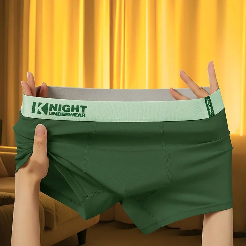 3PC Men Underwear Pure Cotton Panties Men Boxer Cotton Man Breathable Underpants Sports Comfort Fashion Solid Cotton Comfortable Breathable Boxers Men's Underpants Male Letter Printed Panties short
