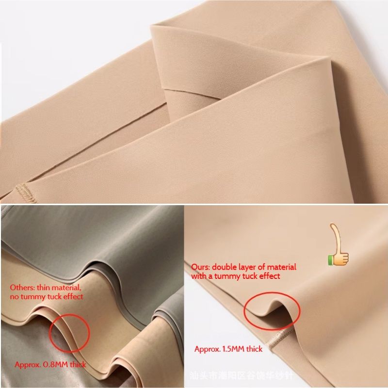 2PC Women Underwear Lingerie Slimming Tummy Control Body Shaper Women Flat Belly Sheathing Panties Control Tummy Butt Lifter High Rise Compression Underwear Corrective Briefs