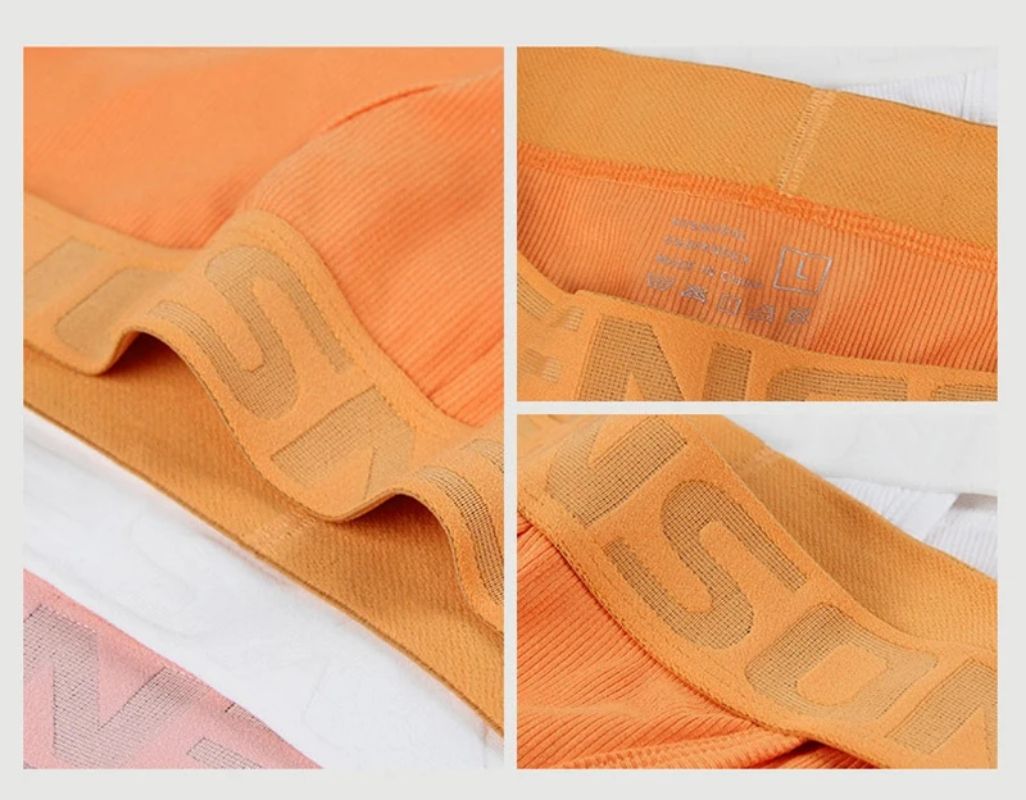 3PCS Mens cotton underwear letter low waist comfortable breathable sweat-absorbent youth briefs  Men's Mid Waist Modal Thread Underwear Triangle Pants Breathable Soft and Skincare Comfortable