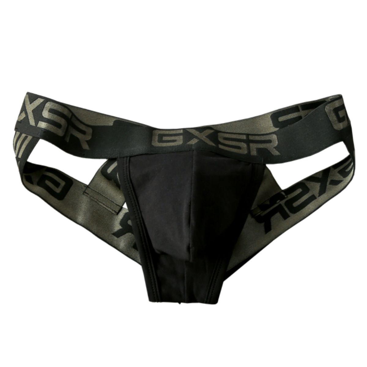 2PCS Men's Panties Jockstrap Men Underwear Gay Thong Man Briefs Underpants Slip Sexy Cotton Pouch Cuecas Thongs Homme G String New GXSR men's underwear cotton sexy cross back hollow low waist