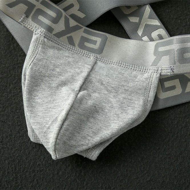 2PCS Men's Panties Jockstrap Men Underwear Gay Thong Man Briefs Underpants Slip Sexy Cotton Pouch Cuecas Thongs Homme G String New GXSR men's underwear cotton sexy cross back hollow low waist