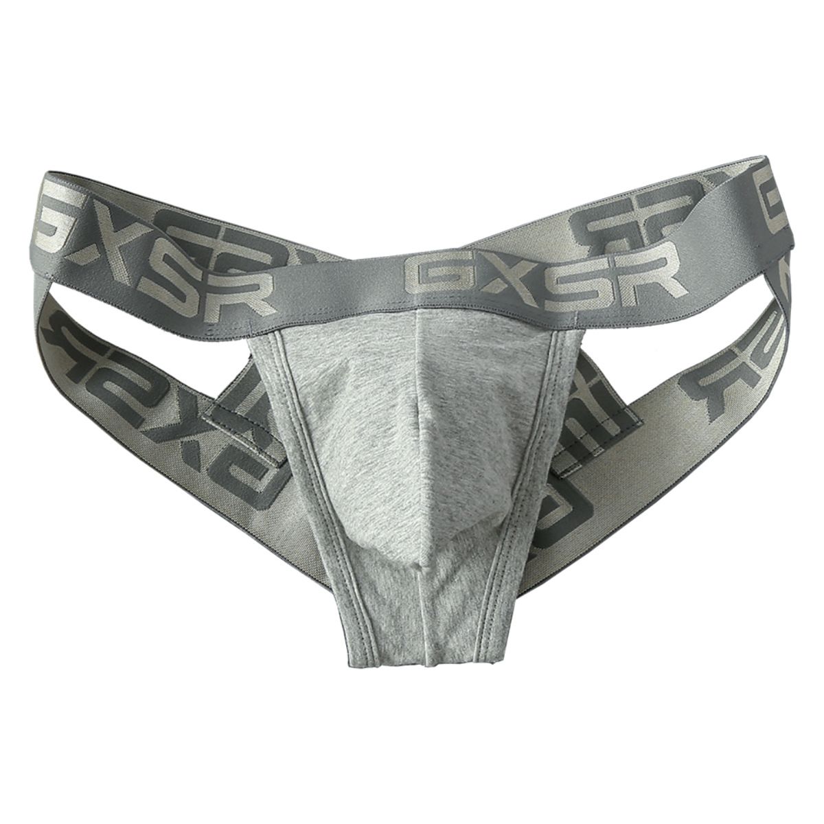 2PCS Men's Panties Jockstrap Men Underwear Gay Thong Man Briefs Underpants Slip Sexy Cotton Pouch Cuecas Thongs Homme G String New GXSR men's underwear cotton sexy cross back hollow low waist