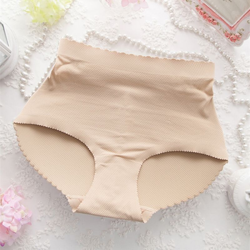 Women Padded Push Up Shapewear Panties Butt Lifter Shaper Fake Ass Buttocks Hip Pads Invisible Control Briefs Slimming Underwear Women Body Shaper Buttocks Padded Panties Mid-Waist Hip Pad Fake Butt
