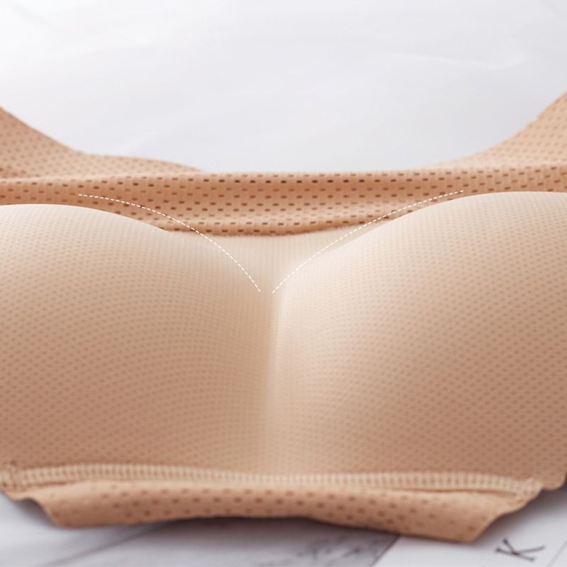 Women Padded Push Up Shapewear Panties Butt Lifter Shaper Fake Ass Buttocks Hip Pads Invisible Control Briefs Slimming Underwear Women Body Shaper Buttocks Padded Panties Mid-Waist Hip Pad Fake Butt