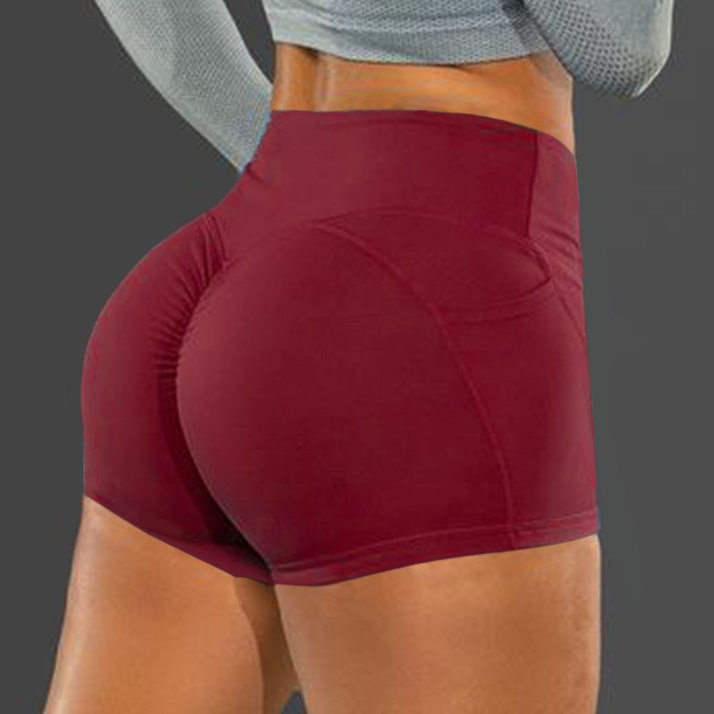 Impact Shorts Women Seamless Gym Wear Yoga Band Sports Workout Fitness Leggings Running clothing Scrunch Butt Tights Seamless Scrunch Bum Yoga Short Ribbed High Waist Band Gym Short High Stretch Work
