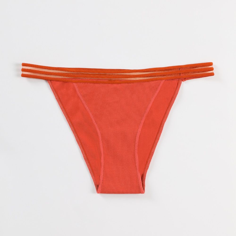 4Pcs/Set Cotton Panties For Women Low Rise Briefs Female Underpants Sexy Lingerie Seamless Underwear Breathable Pantys Solid Color Bikini Briefs Underwear Ladies Sexy Panty Girls Lingerie S-XL