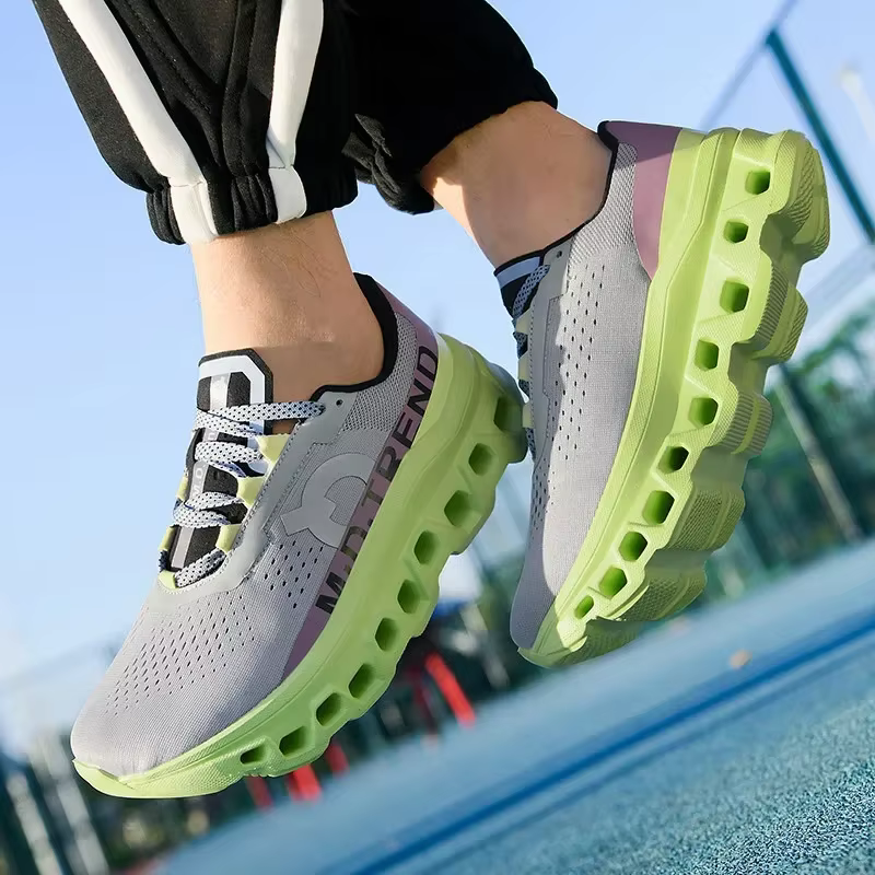 Men Sports Shoes Luxury Casual Sneakers Mesh Running Shoes Summer Lightweight Platform Fashion Basketball Walking Shoes for Men Mens Max Cushioned Walking & Running Shoes Sneakers,Thick Soles