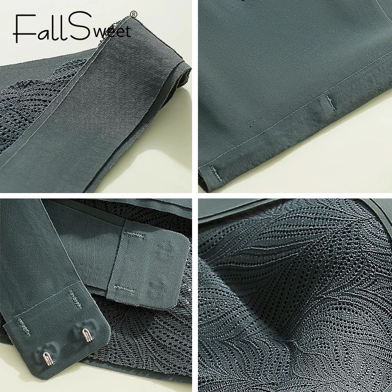 FallSweet Push Up Bra for Women Seamlesss Sport Bras Top Comfort Without Underwire Bralette Sexy Cross Back Bra Brassiere Femme Lace Bra Sexy Lingerie Tops Plus Size Cup Mom's underwear