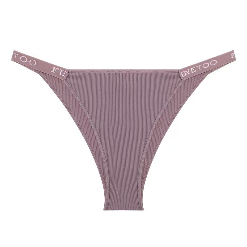 4PCS Cotton Panties Briefs Women Underpants Female Sexy Panties Thong Women's Pantys Underwear Solid Color Intimate Lingerie Low Waist Panties Women Thongs Sports Thong Shorts Briefs T-back Fitness