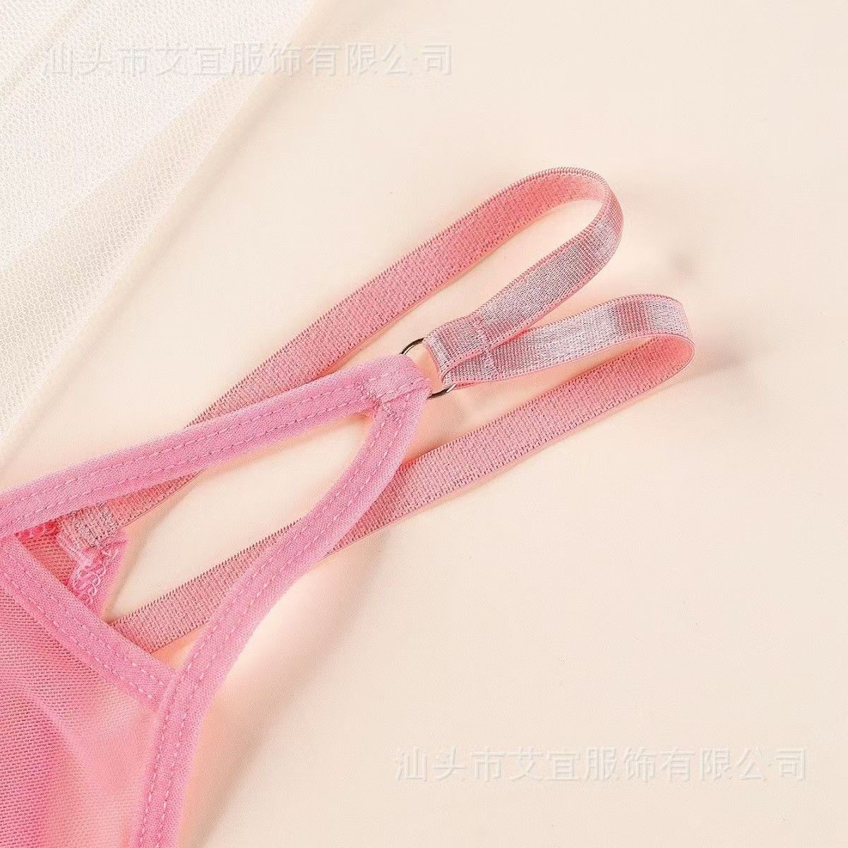 3Pcs Ladies Thong Underwear Sexy Low Waist Lace Thong Double Layer Thin Belt Underwear Sexy Low Waist See-Through Thong Ladies Soft Panties G-string Panties Breathable Underwear Bikini Underwear