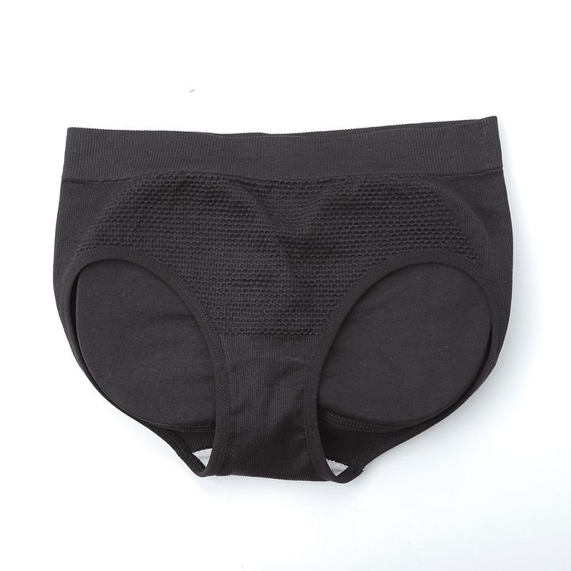 2PCS Women's Lingerie Underwear Lingerie Slimming Tummy Tucking Shaping Fake Hip-Hop Panties Women's Sponge Padded Hip-Hop Panties Women Sponge Padded Abundant Buttocks Pants